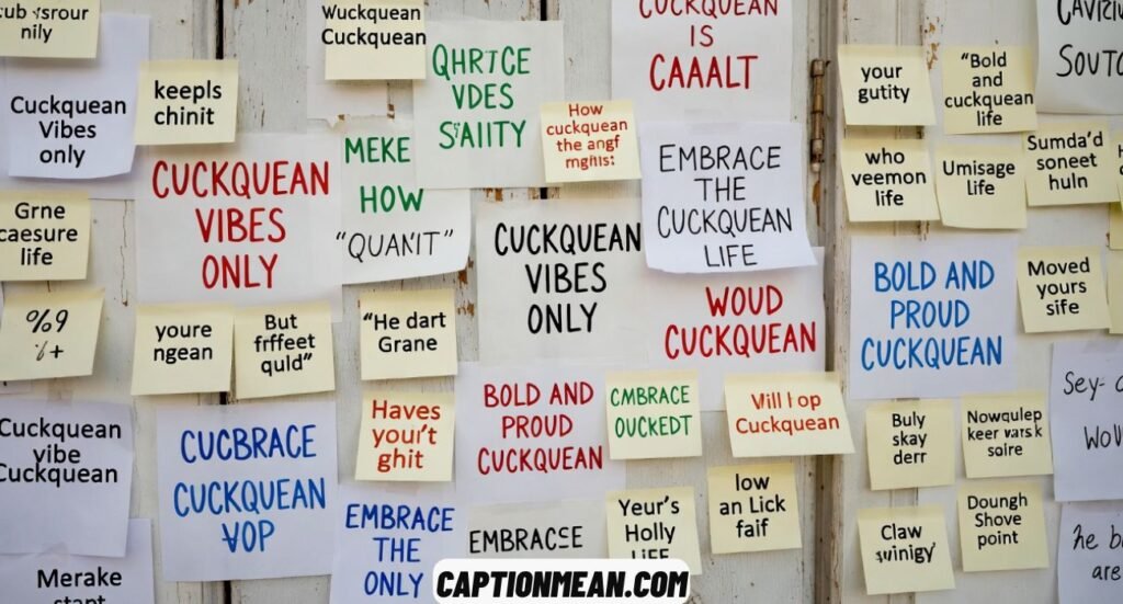 Cuckquean Captions
