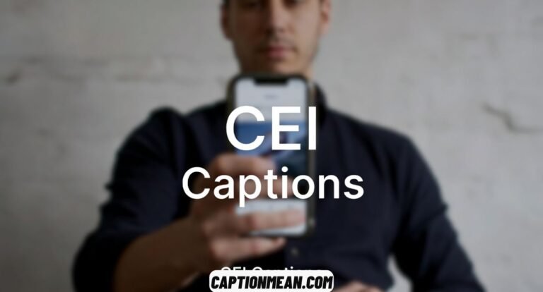 CEI Captions