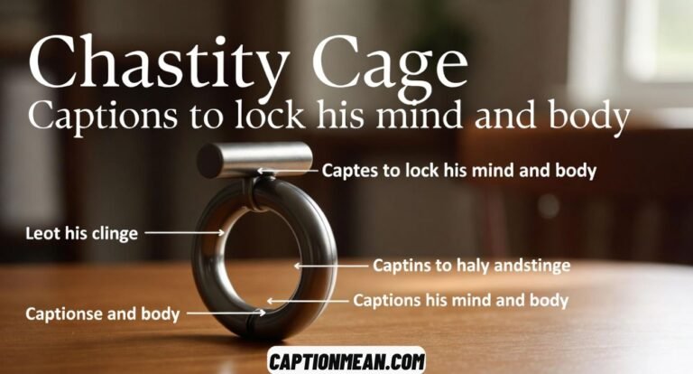 Chastity Cage Captions